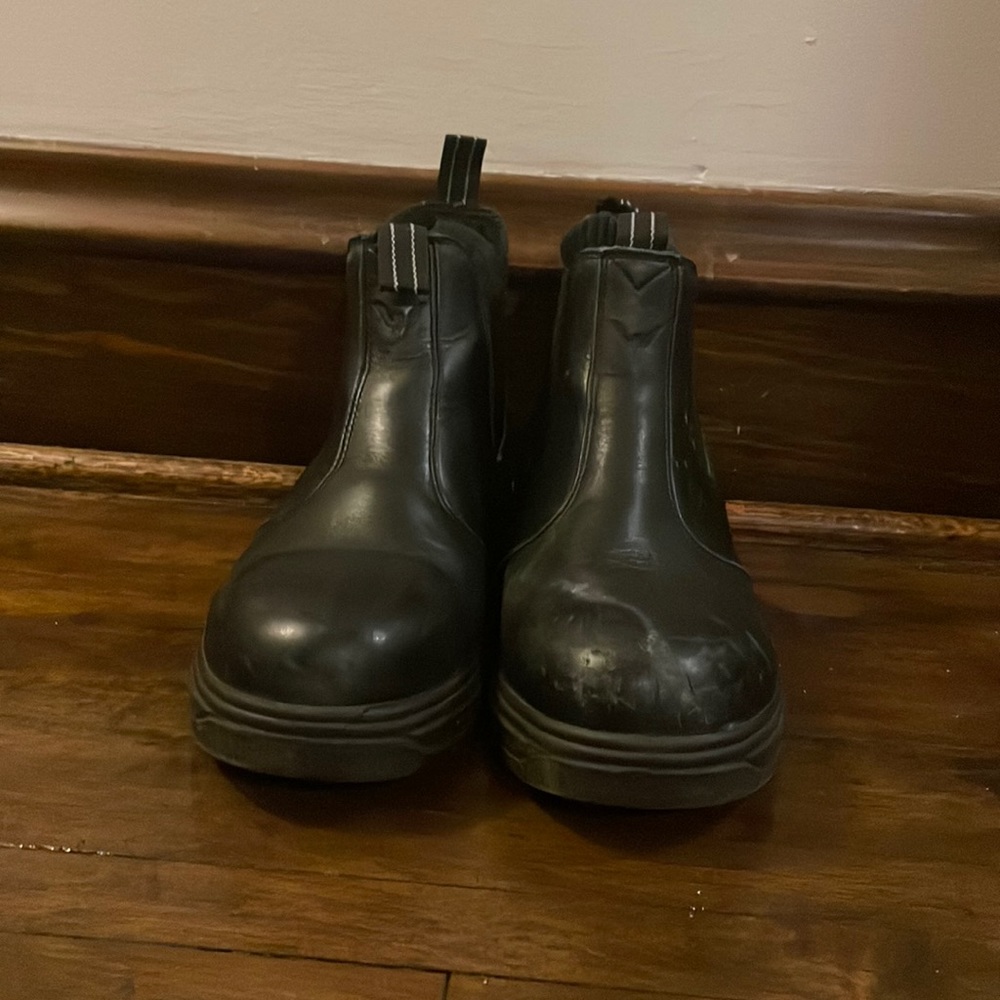black work boots